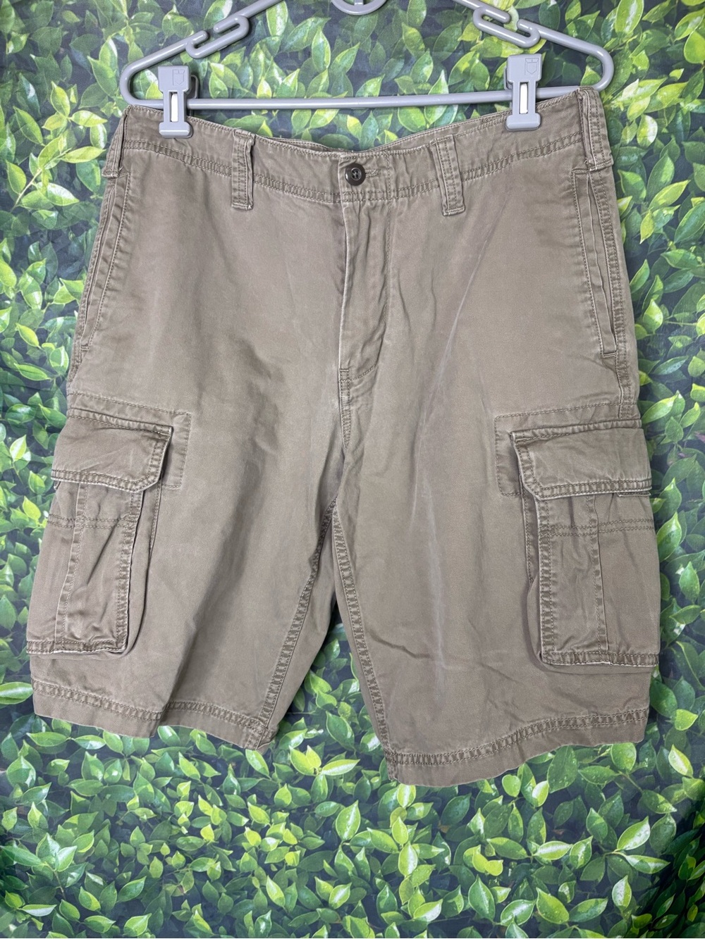 GAP Men's Cargo Shorts - Olive/Tan